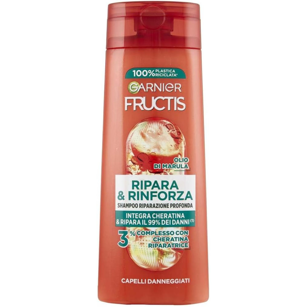 Fructis - Shampoo Ripara & Raforza per Capelli Danneggiati - 250mlGarnier
