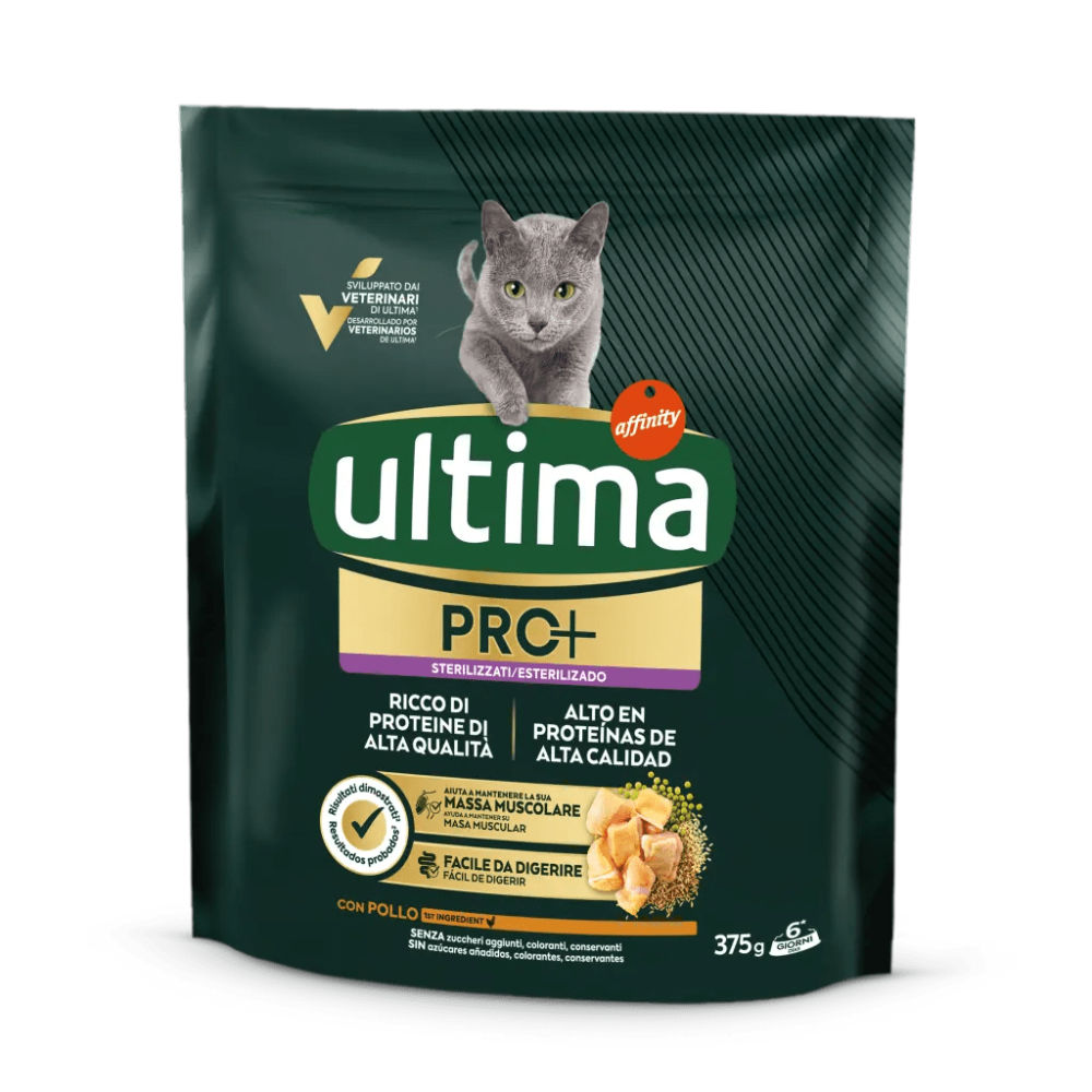 Ultima Gatti Pro+ Sterilizzati - Pollo - 375gUltima Affinity