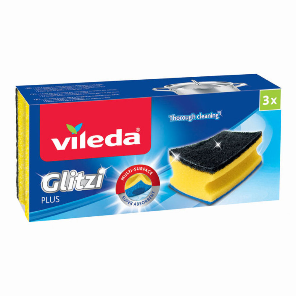 VILEDA SPUGNA GLITZI PLUS - 3PZVileda