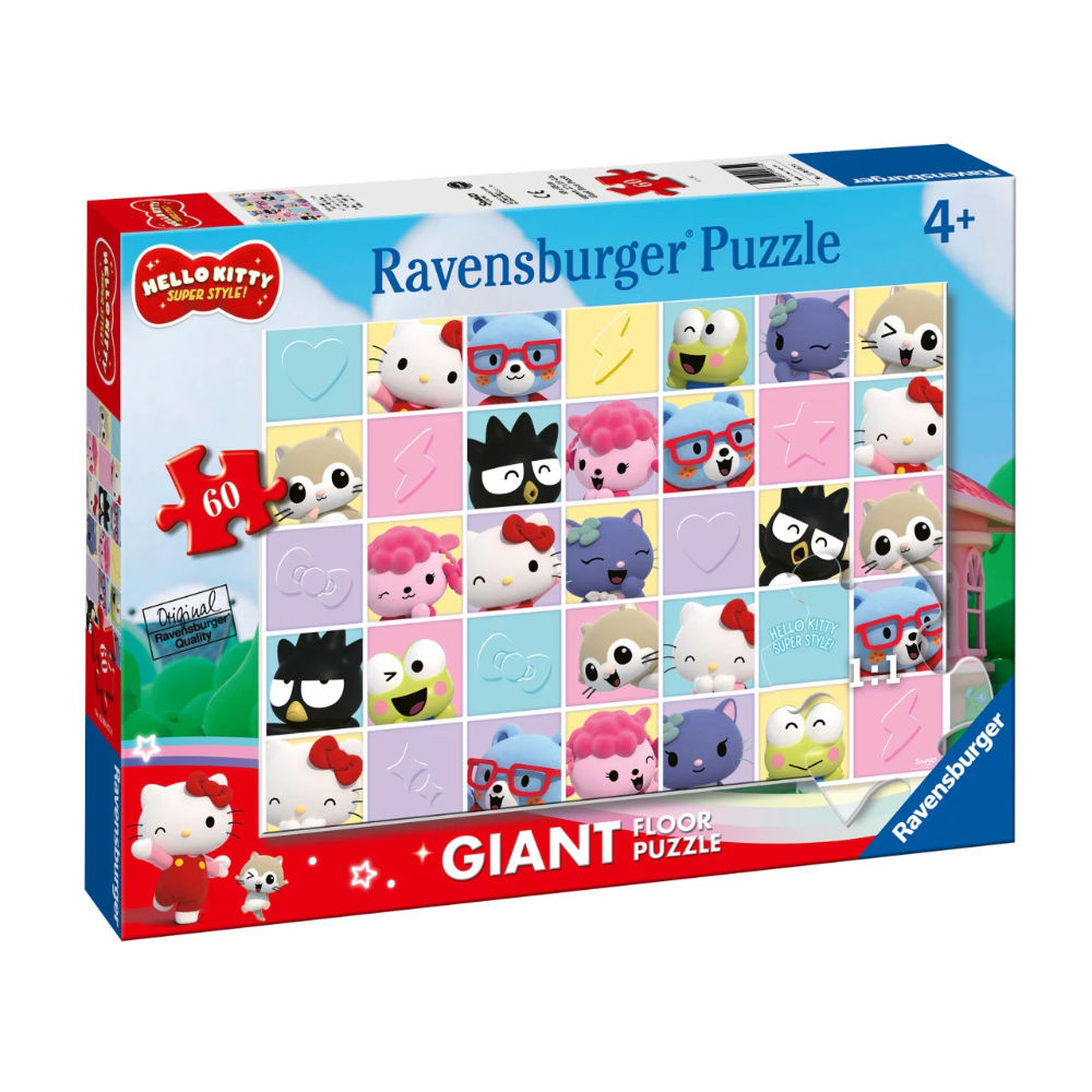RAVENSBURGER GIANT PAVIMENTO HELLO KITTY 60 PEZZIRavensburger
