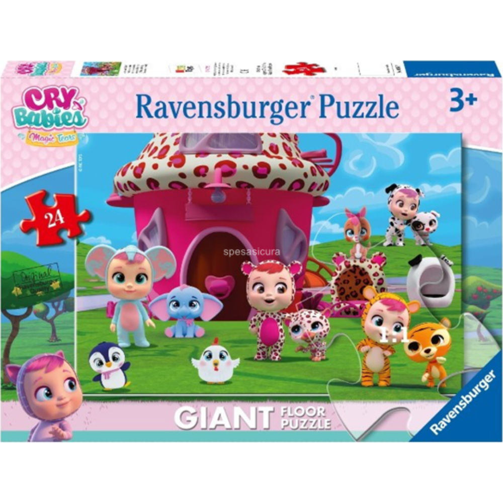 RAVENSBURGER GIANT PAVIMENTO CRY BABIES 24 PEZZIRavensburger