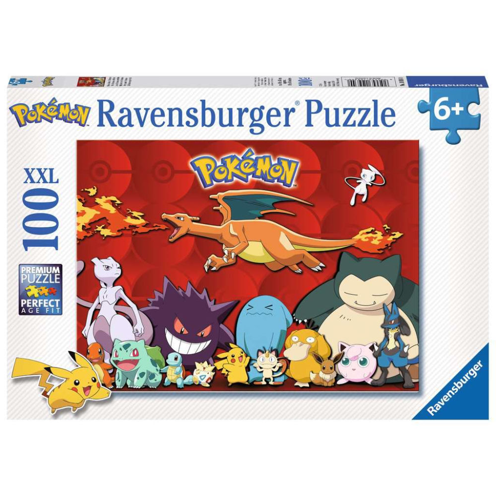 Ravensburger - Puzzle Pokémon - 100 Pezzi XXLRavensburger