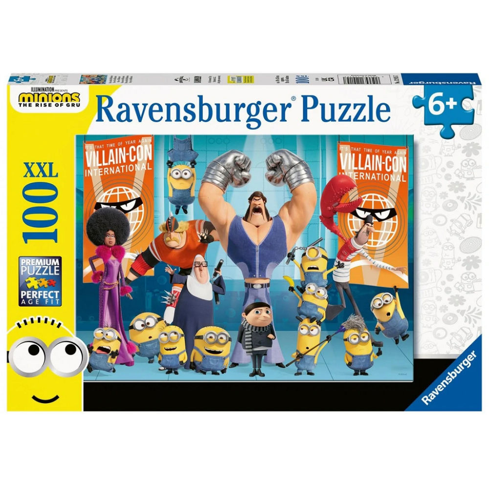RAVENSBURGER PUZZLE MINIONS THE RISE OF GRU 100 PEZZI XXLRavensburger
