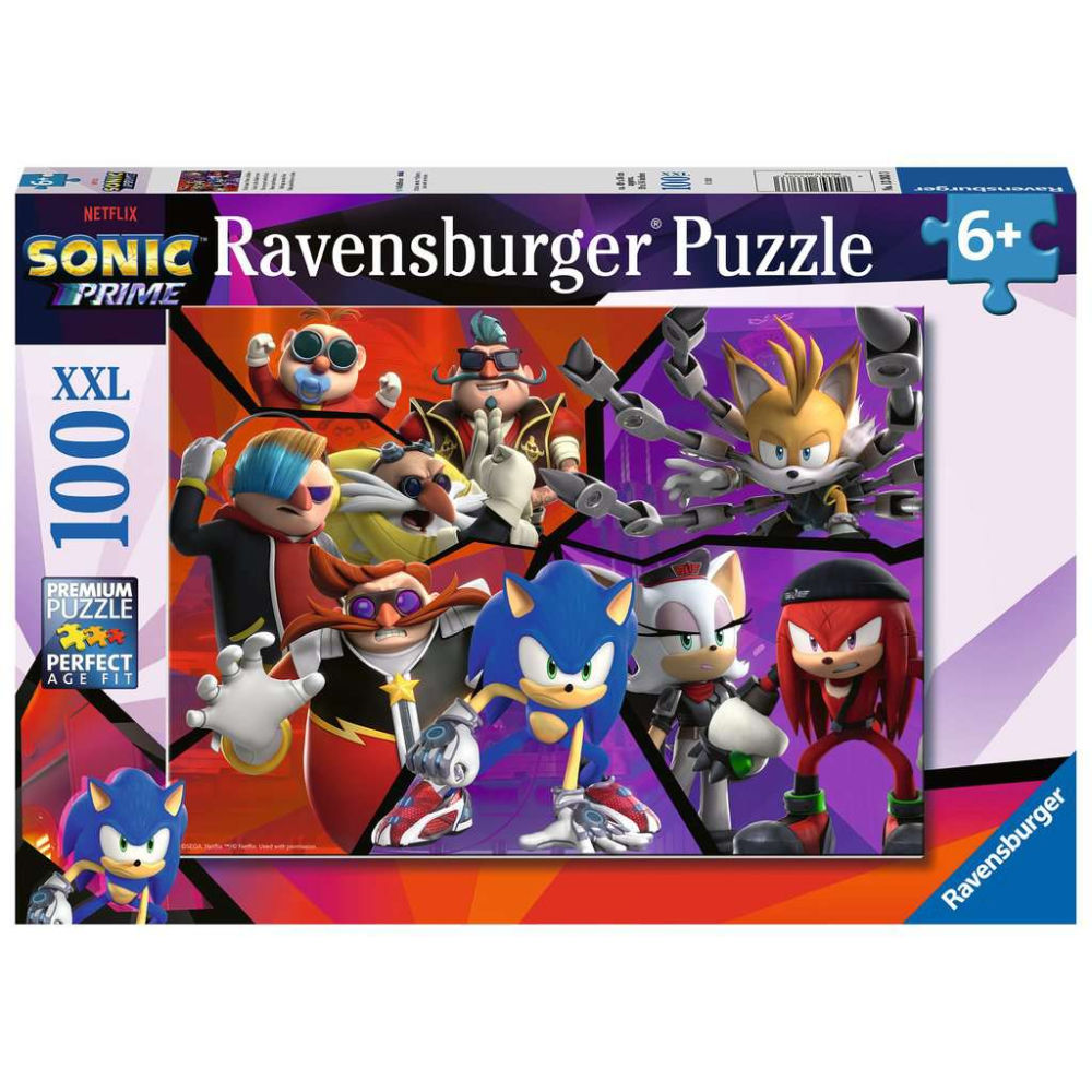 Ravensburger - Puzzle Sonic Prime - 100 Pezzi XXLRavensburger
