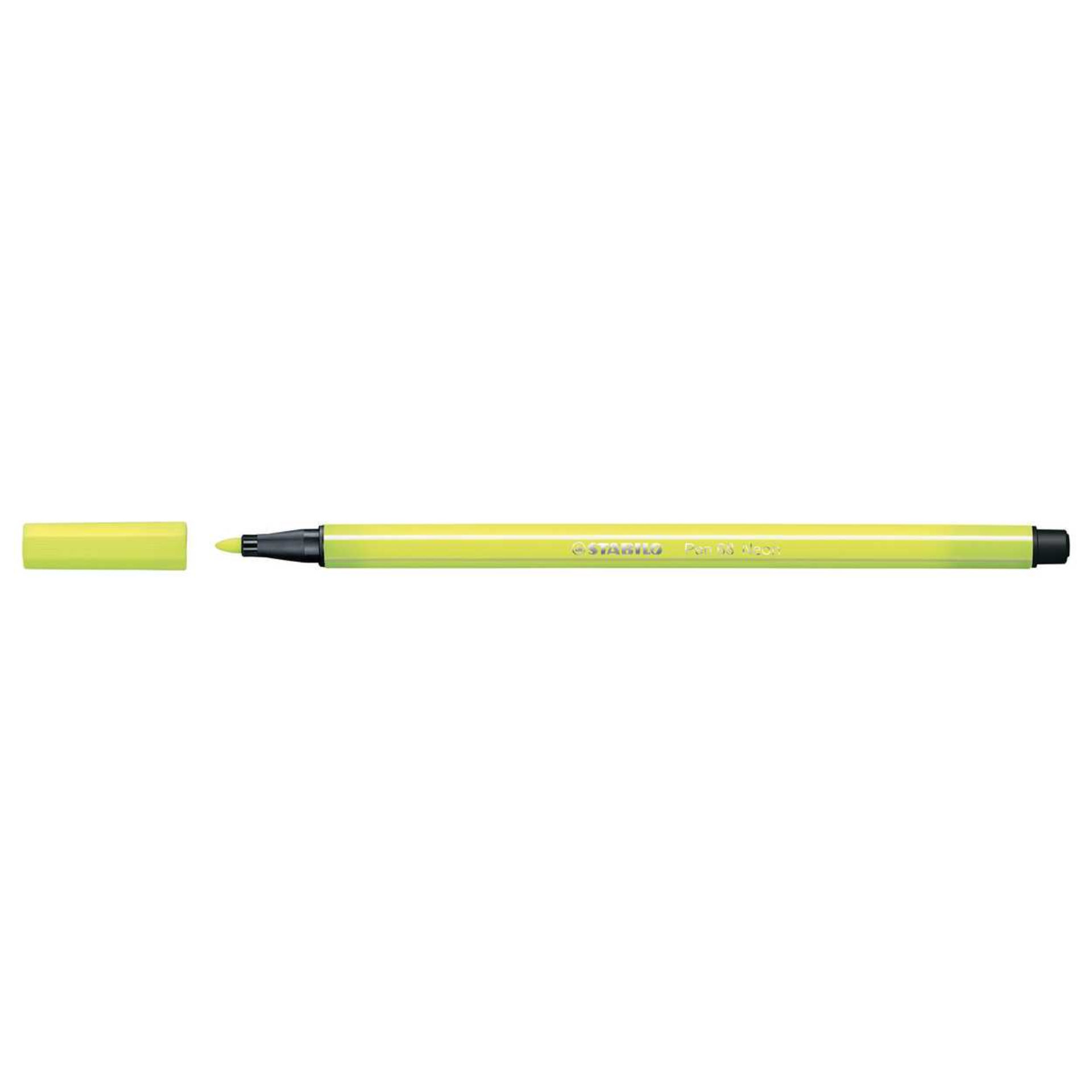 PENNARELLO STABILO PEN 68-024 FLUORESCENTE GIALLOStabilo