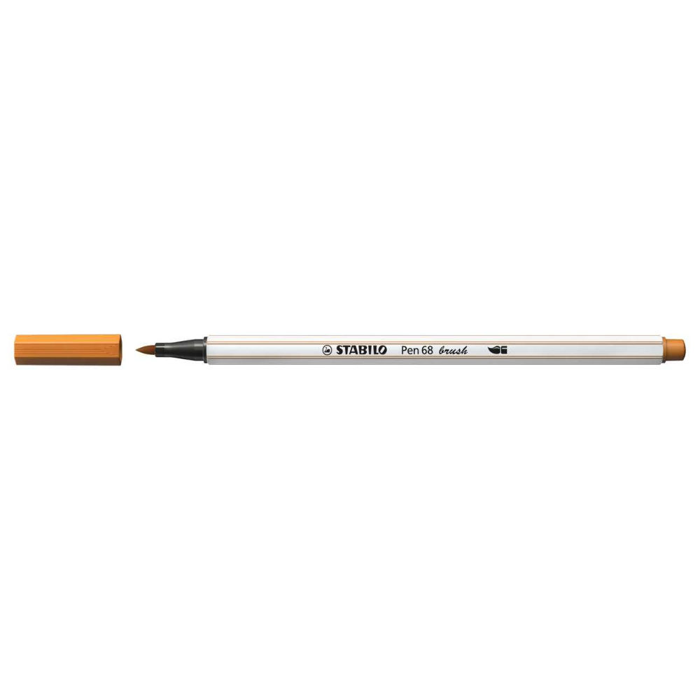 STABILO PEN 68 BRUSH   OCRA SCUROStabilo