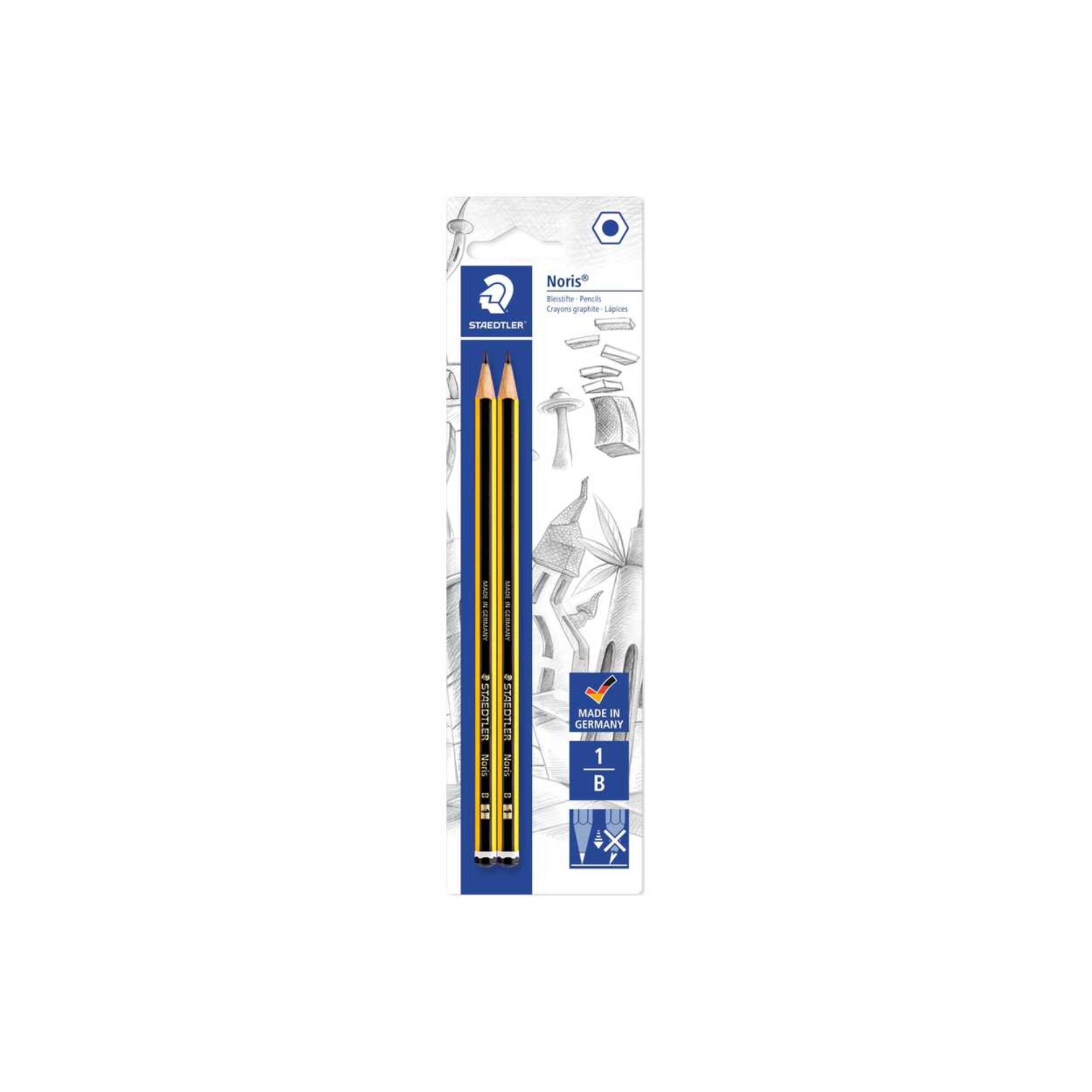 STAEDTLER MATITA NORIS PZ. 2 B   120 1 BK2DStaedtler