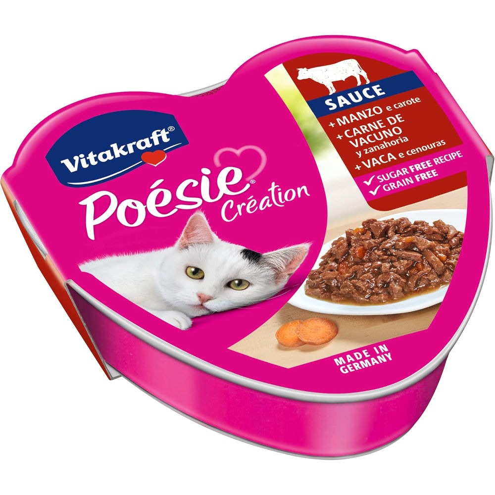 Poésie Creation - Manzo e Carote in Salsa - 85gVitakraft