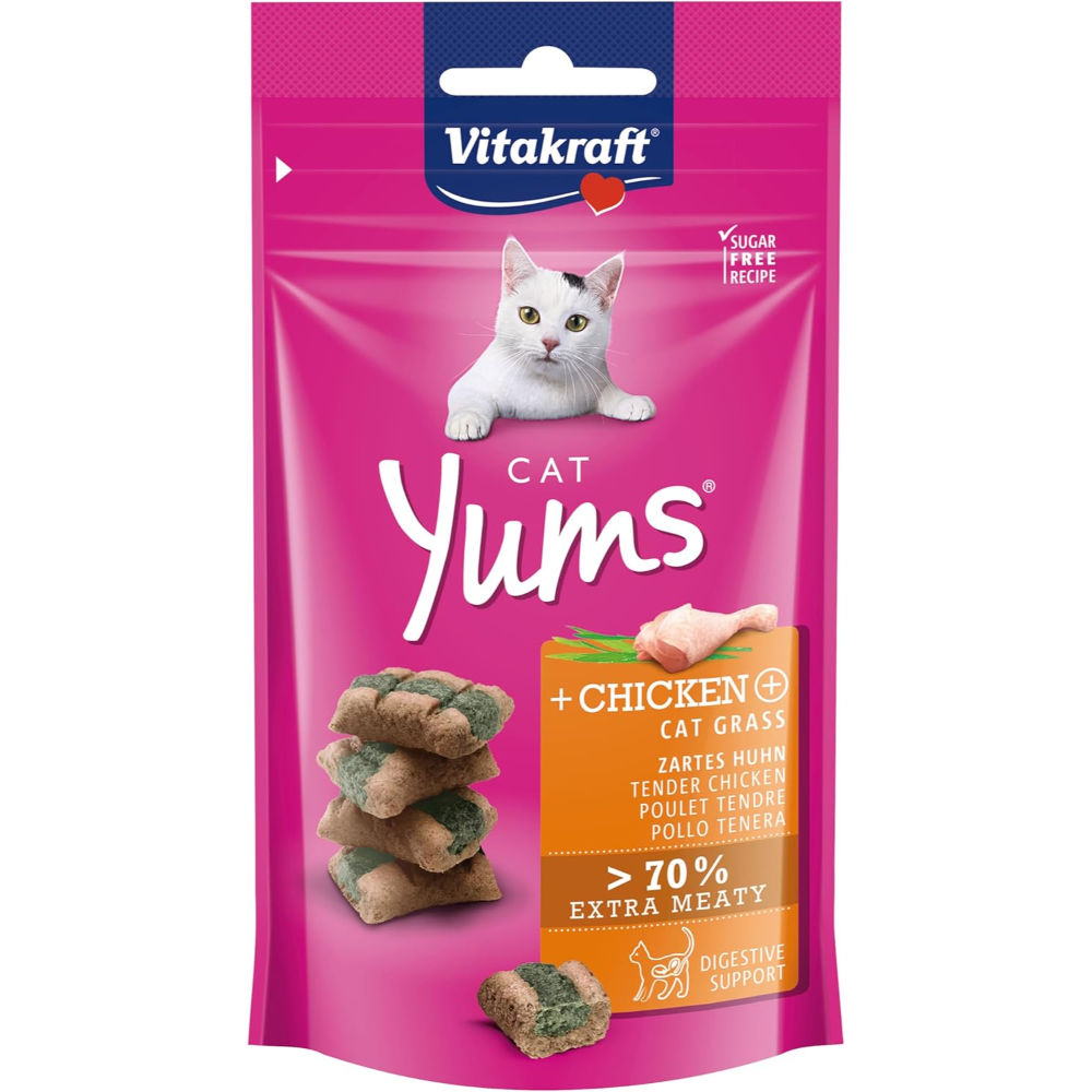 Cat Yums - Pollo ed Erba Gatta - 40gVitakraft
