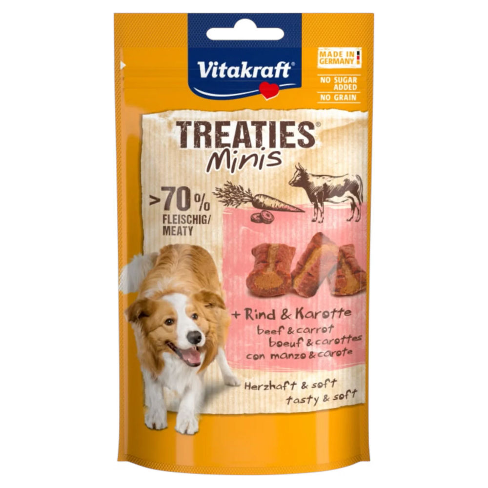 Treaties Minis con Manzo e Carote - 48gVitakraft