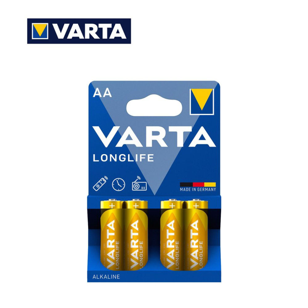 VARTA PILA LONGLIFE STILO AA ALKALINE 1.5V BL4 1Varta