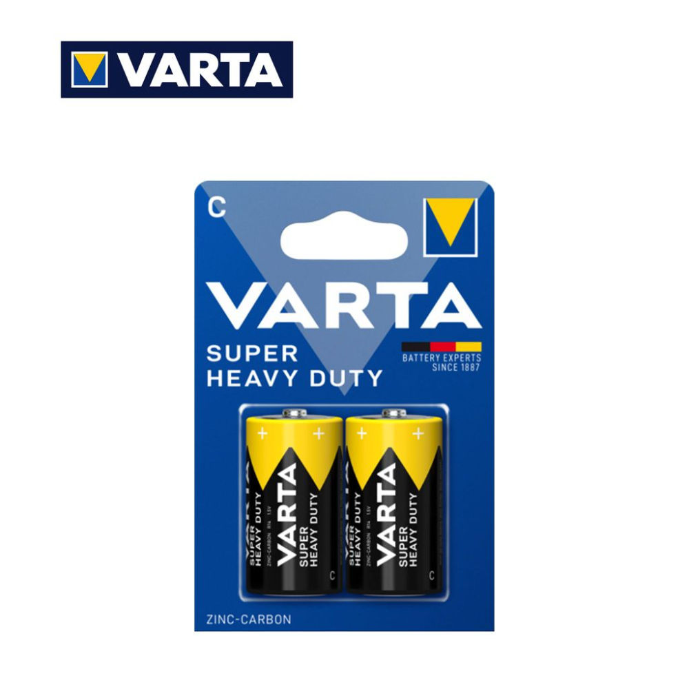 C MEZZA TORCIA ZINCO CARBONE VARTA SUPER PILA BL2Varta