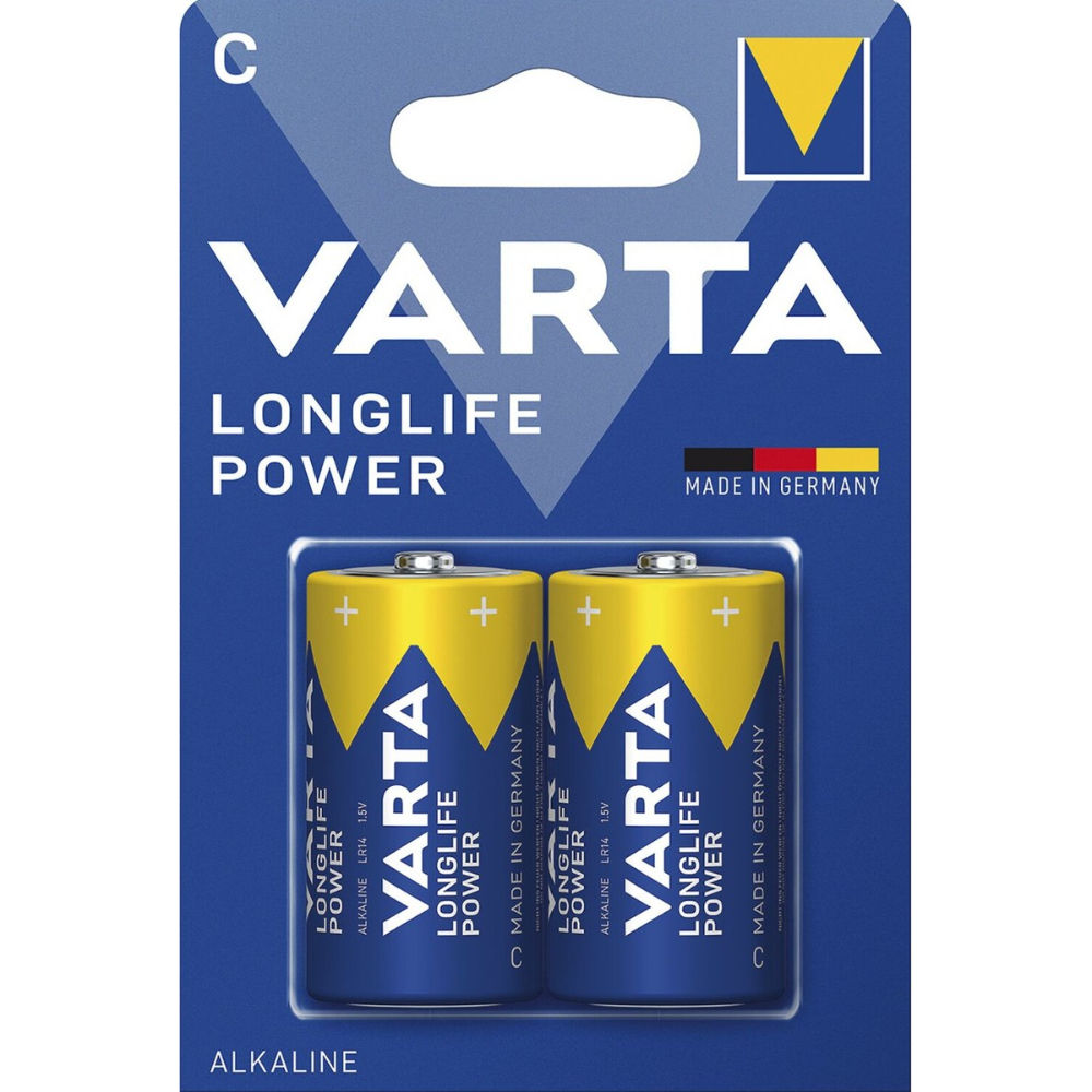VARTA PILA HIGHENERGY C 1/2 TORCIA LONGLIFE POWERVarta