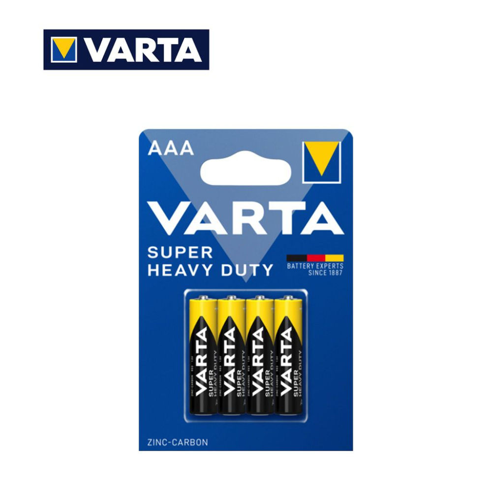 AAA ZINCO CARBONE VARTA SUPER PILA BL4Varta