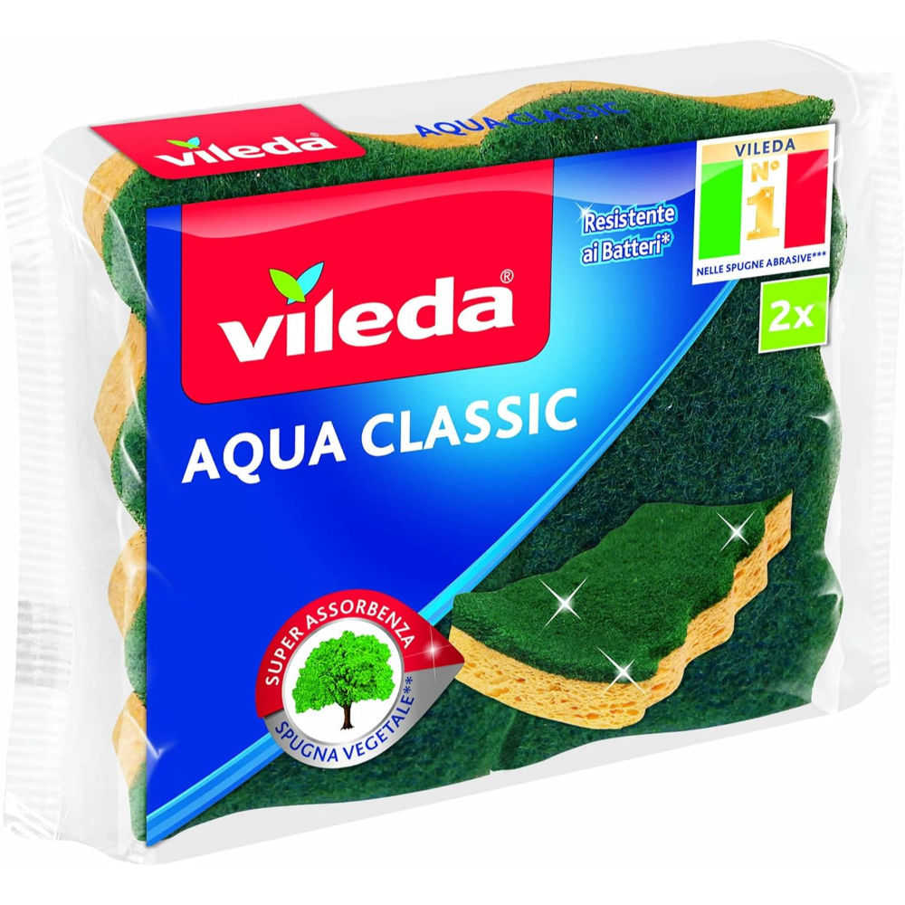 VILEDA SPUGNA AQUA CLASSIC - 2PZVileda
