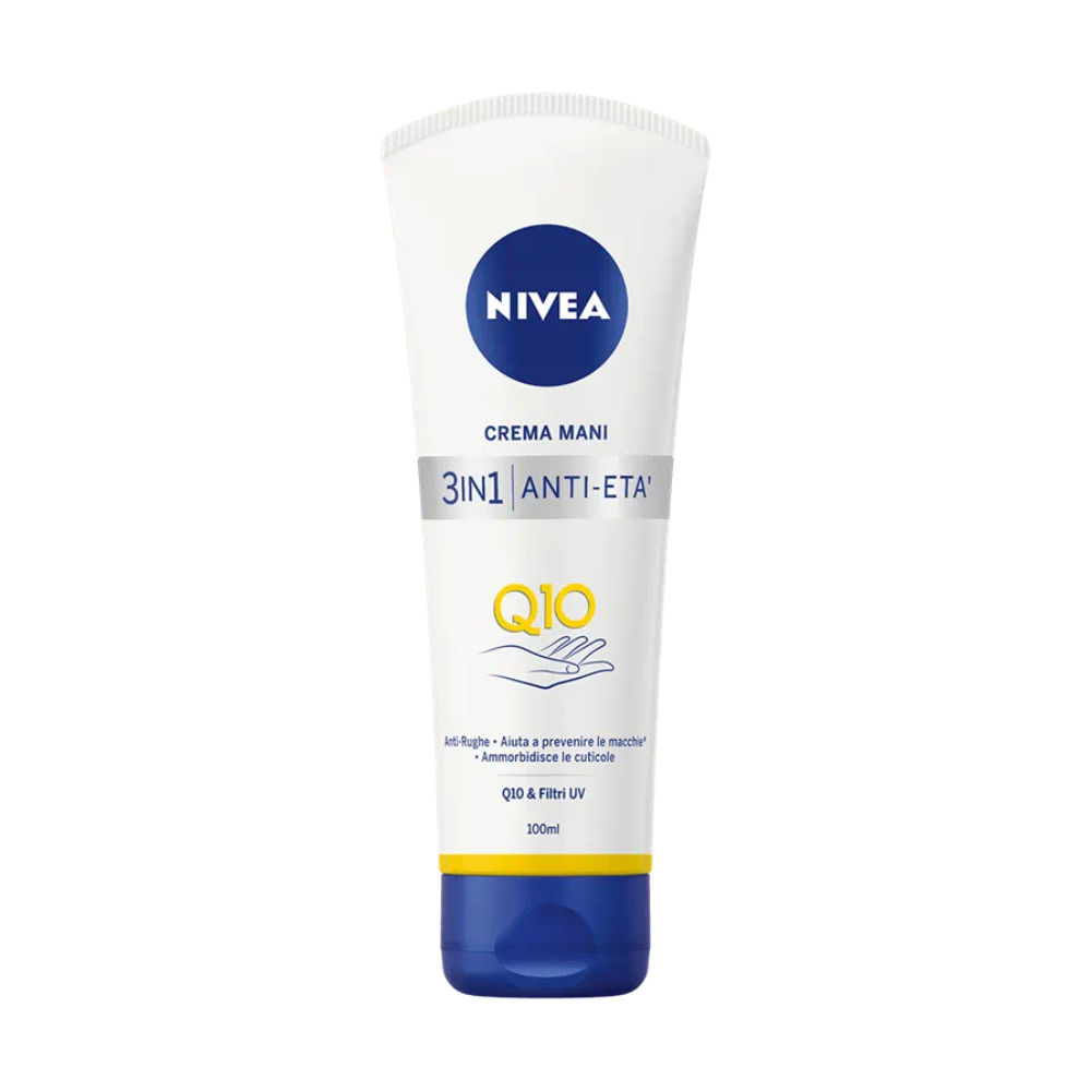 NIVEA Crema Mani 100ml - Q10 Anti-Età 3in1Nivea