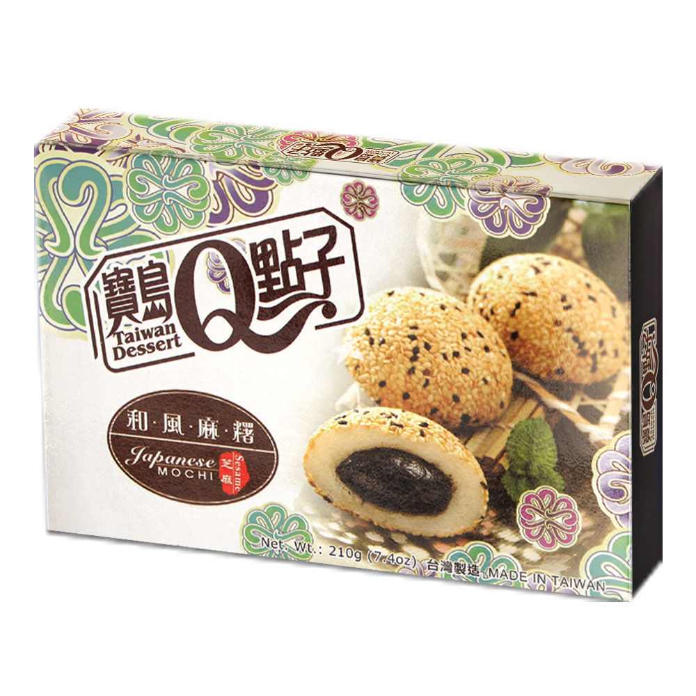 TAIWAN Q - MOCHI AL SESAMO 210GRAsian Food