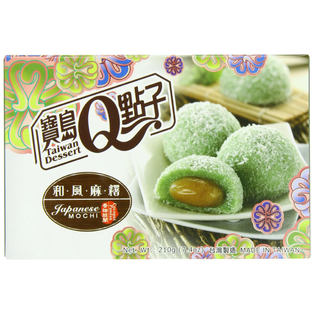 TAIWAN Q - MOCHI AL COCCO E PANDANO 210GRAsian Food