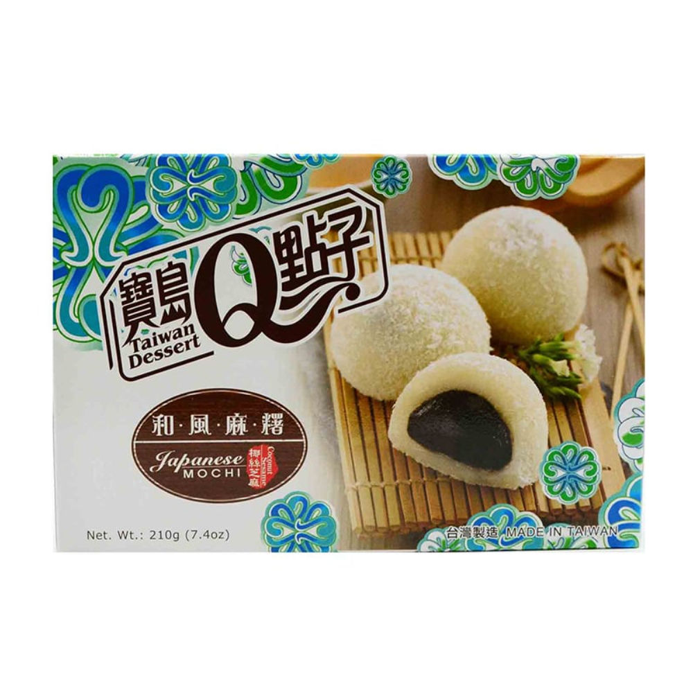 TAIWAN Q MOCHI AL SESAMO E COCCO - 210gAsian Food