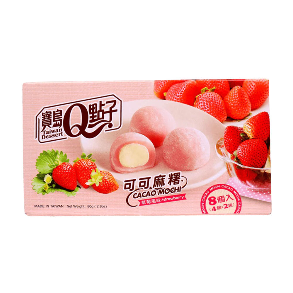 TAIWAN Q - MICO MOCHI ALLA FRAGOLA 80GAsian Food