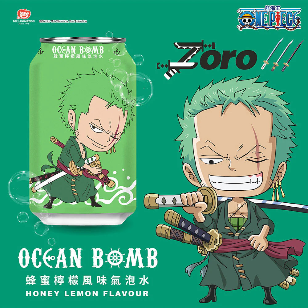 FIZZY DRINK - MIELE E LIMONE - ONE PIECE 330MLAsian Food