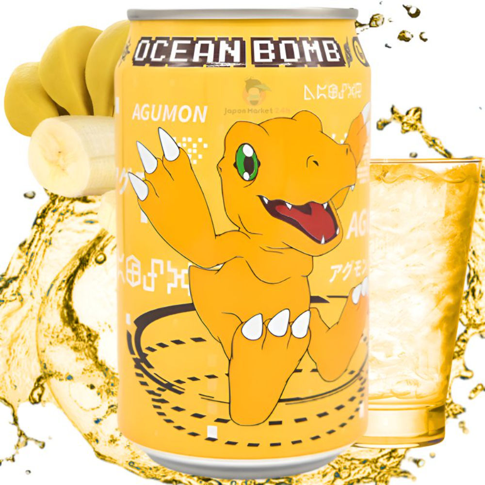 DRINK GASSATO ALLA BANANA - DIGIMON 330MLAsian Food