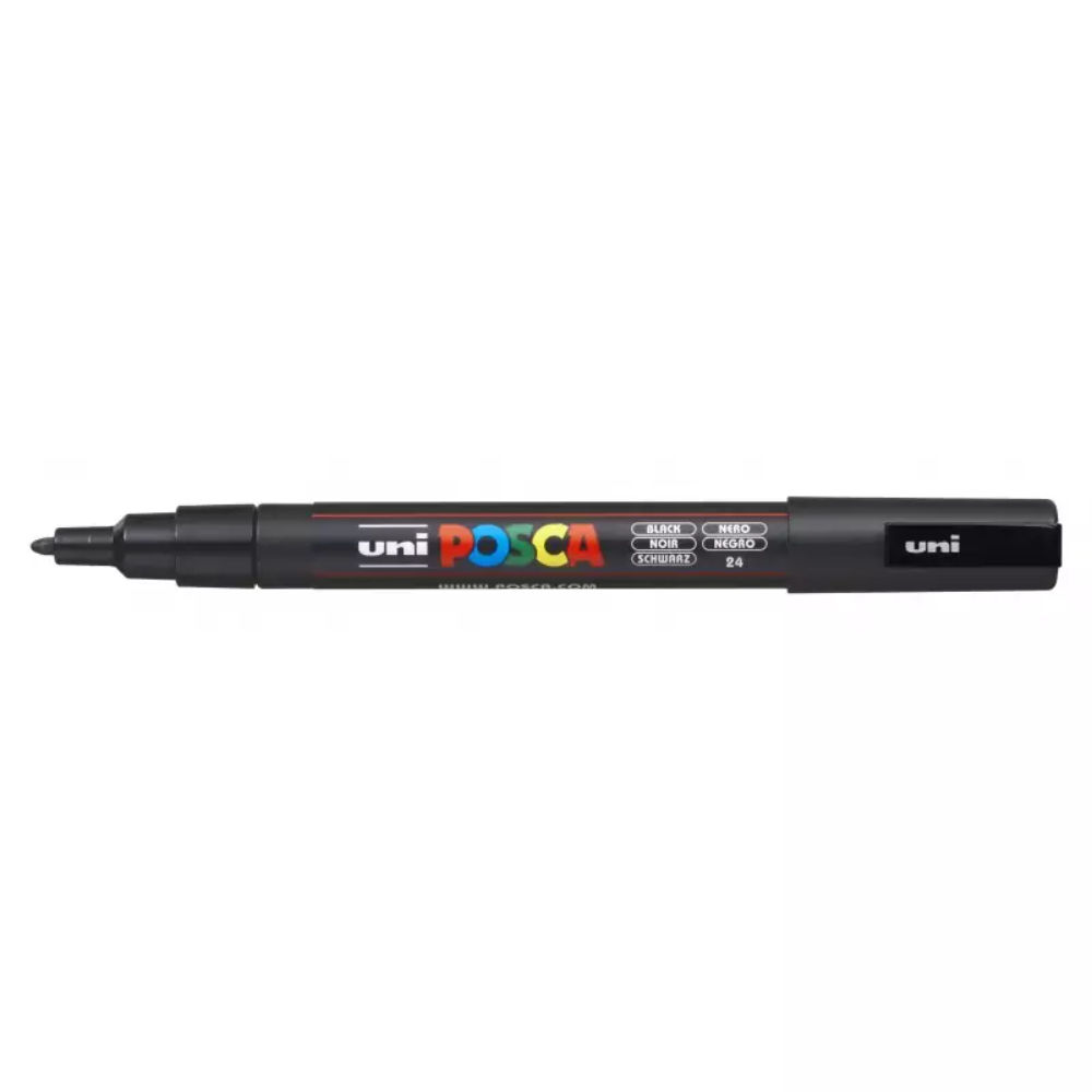 UNIPOSCA PC3M FINE NERO 24Posca