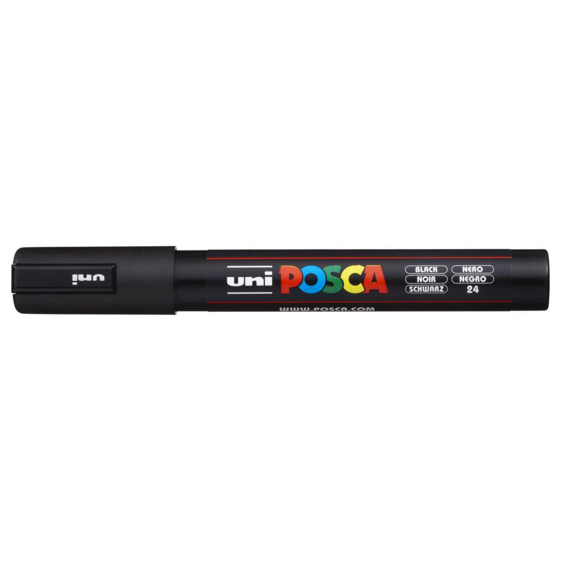 PENNARELLO UNIPOSCA MEDIO NERO    24  M PC5M NUniposca