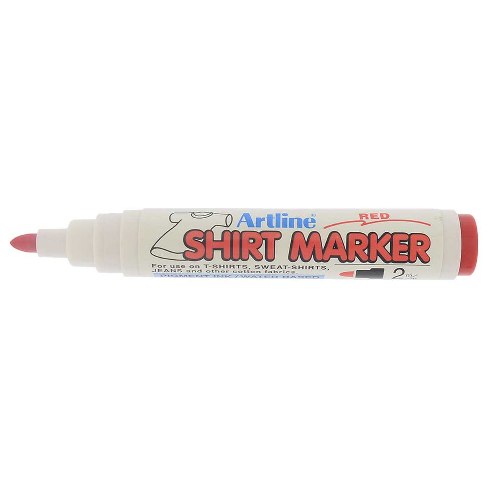PENNARELLO MARKER X TESSUTI T-SHIRT ROSSOArtline
