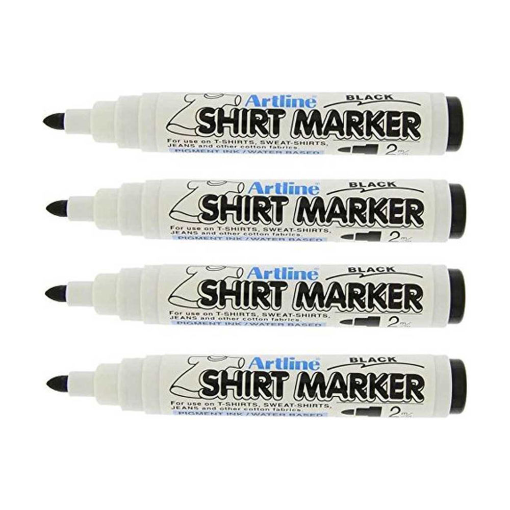 PENNARELLO MARKER X TESSUTI T-SHIRT NEROArtline
