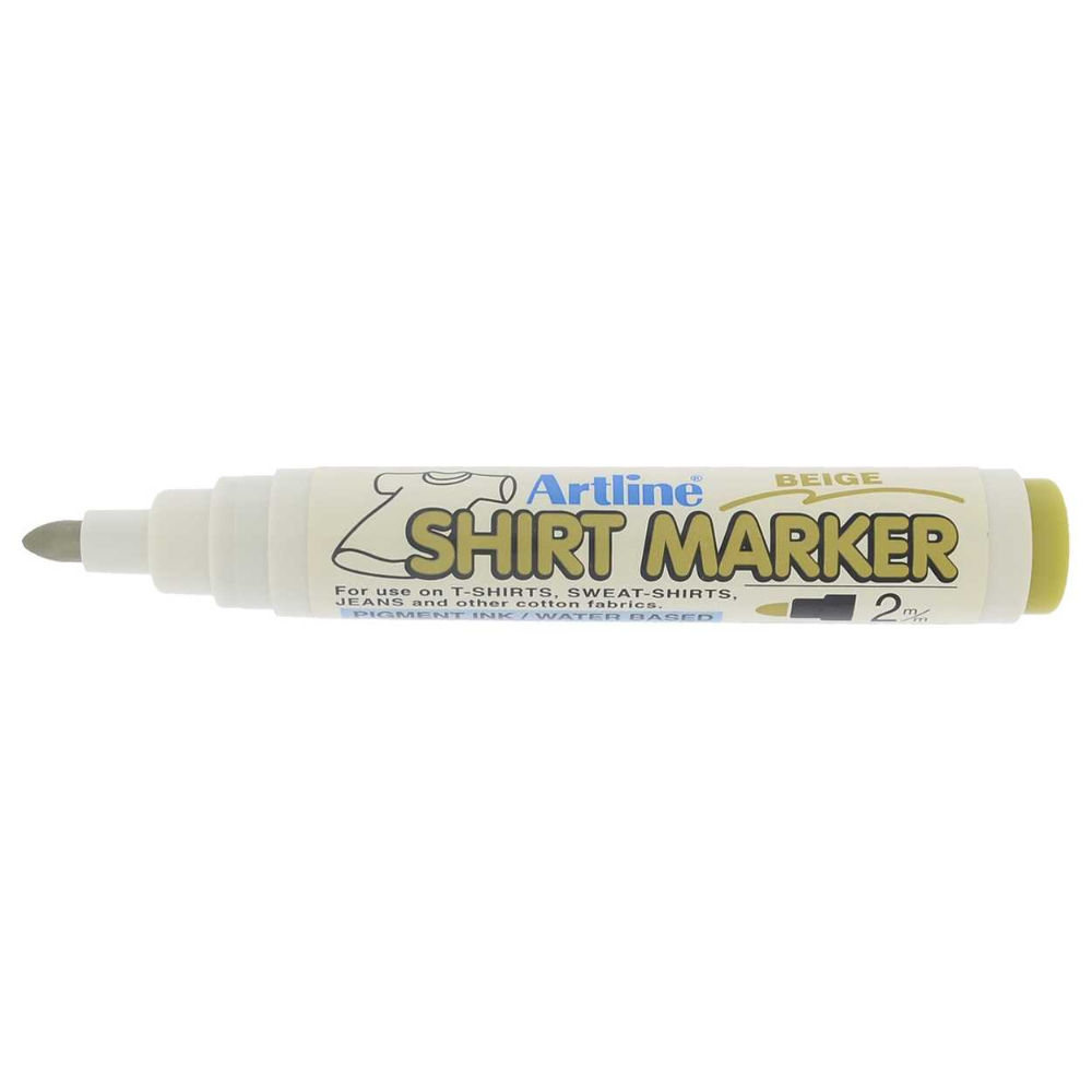 PENNARELLO MARKER X TESSUTI T-SHIRT BEIGEArtline