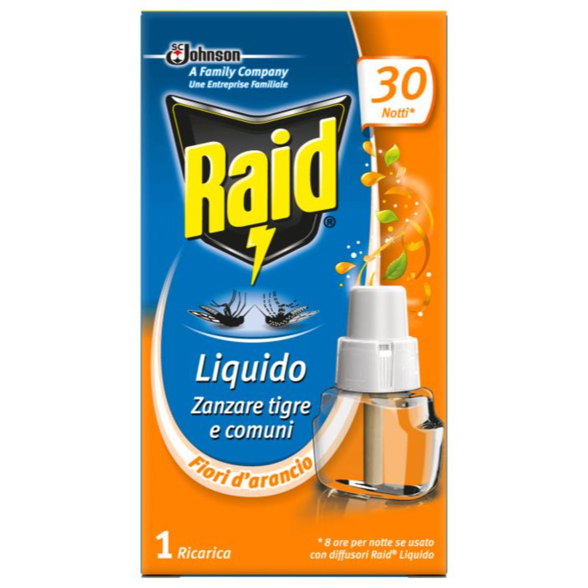 RAID LIQUIDO RIC 30NOTTI ARANCIO A.363