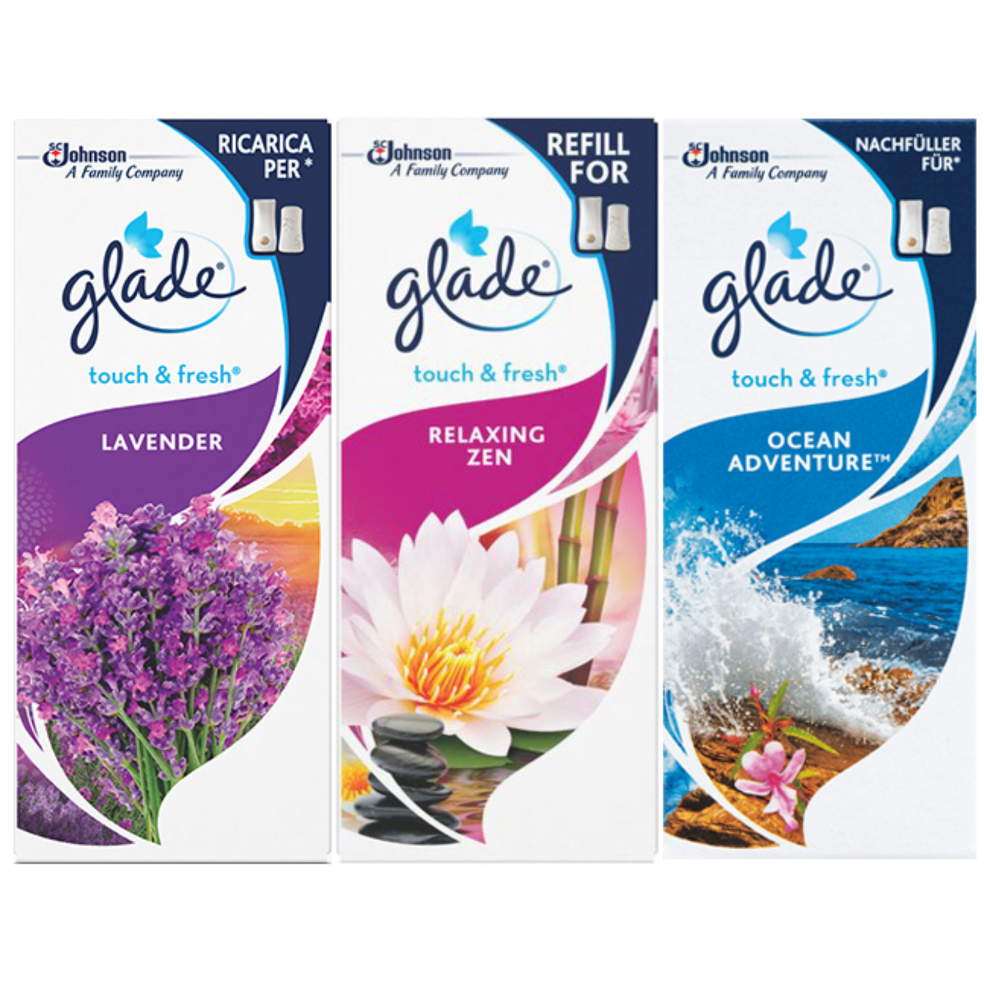 GLADE TOUCH & FRESH BAGNO RICARICA A.95Glade