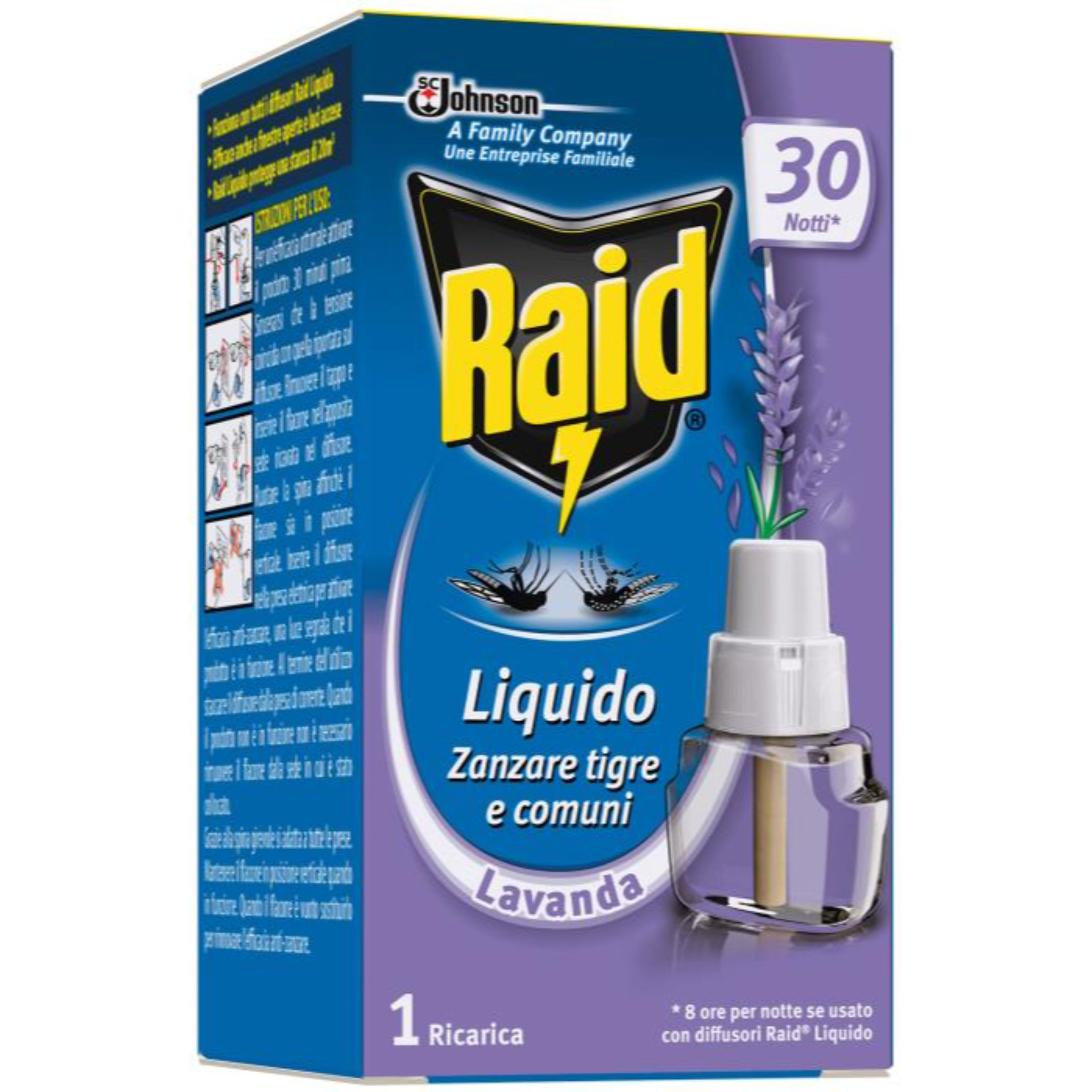 RAID LIQUIDO RIC 30NOTTI LAVANDA A.327Raid
