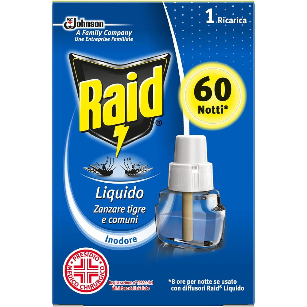 RAID RICARICA LIQUIDO ANTIZANZARE CLASSICO - 36MLRaid