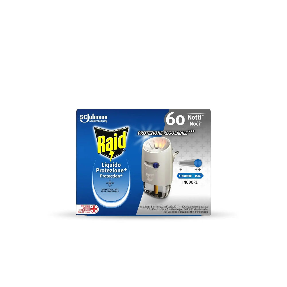 RAID LIQUIDO ELETTRICO PROTEZIONE BASE + 1 RICARICARaid