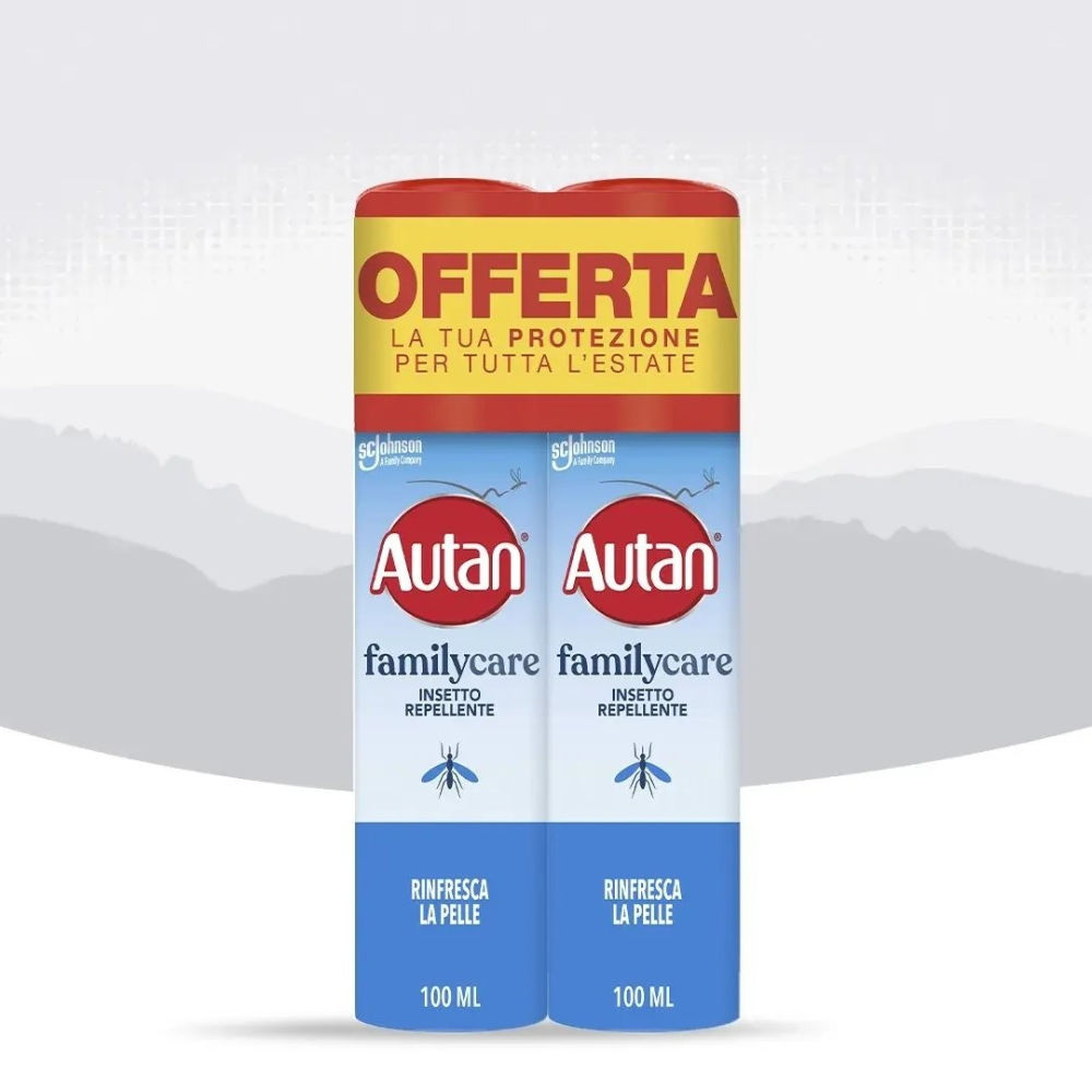 AUTAN FAMILY CARE SPRAY ANTI-ZANZARE 2x 100MLAutan