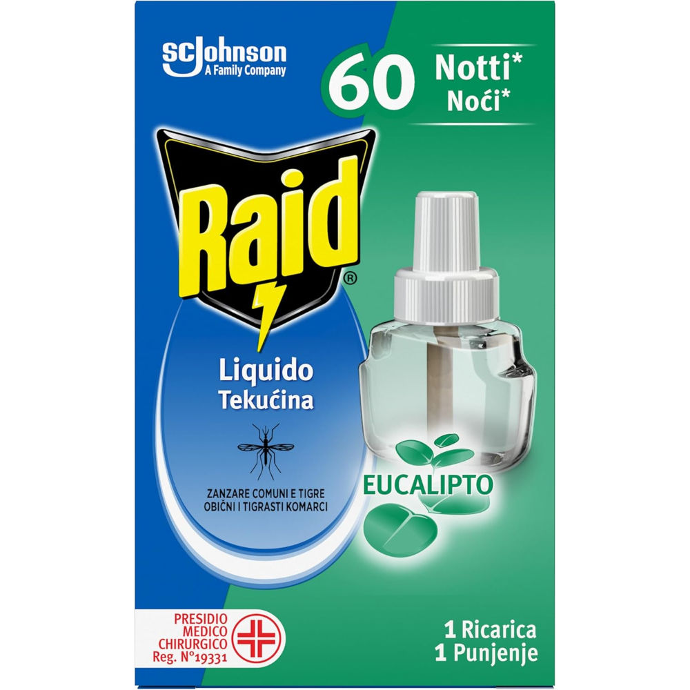 RAID RICARICA LIQUIDO ANTIZANZARE EUCALIPTO - 36MLRaid