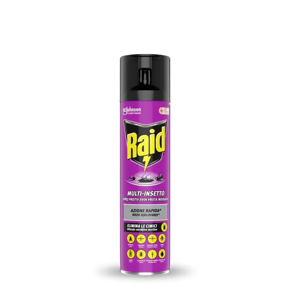 RAID SPRAY MULTI-INSETTO - 400MLRaid