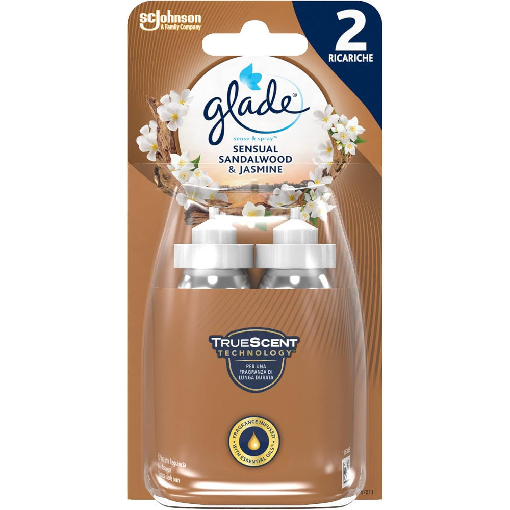 GLADE SENSE & SPRAY RICARICA - SANDALO & GELSOMINO - 2PZGlade