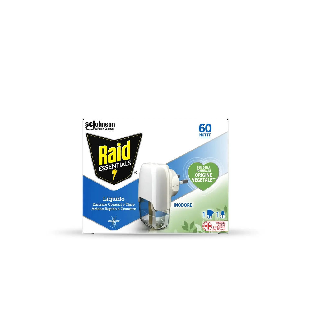 RAID ESSENTIALS LIQUIDO BASE + 1 RICARICARaid
