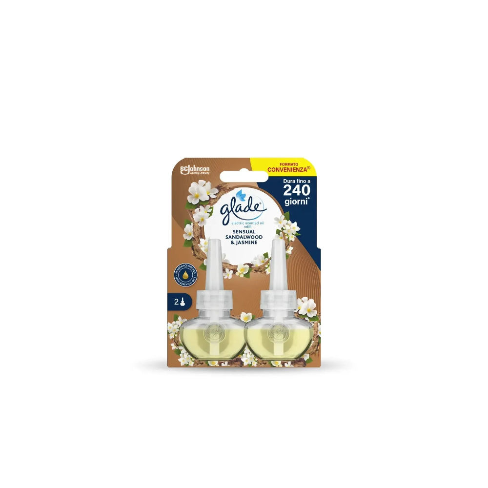 GLADE RICARICA ELETTRICA - SANDALO & GELSOMINO - 2PZGlade