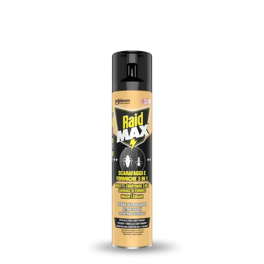 RAID MAX SPRAY SCARAFAGGI & FORMICHE - 300MLRaid
