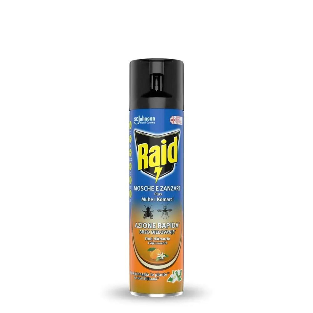 RAID SPRAY MOSCHE & ZANZARE - ARANCIO 400MLRaid