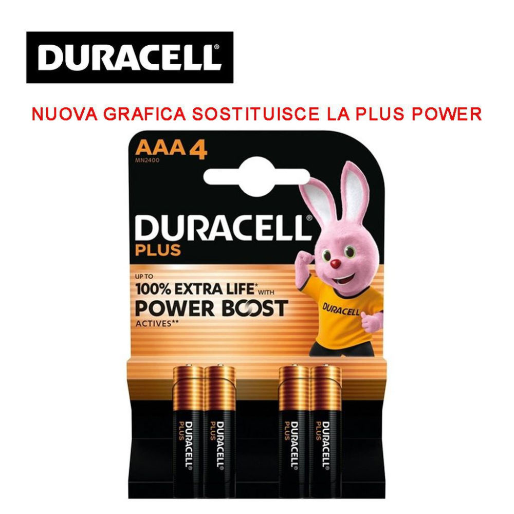 AAA MN2400 DURACELL MINISTILO PLUS 100% PILA BL4Duracell
