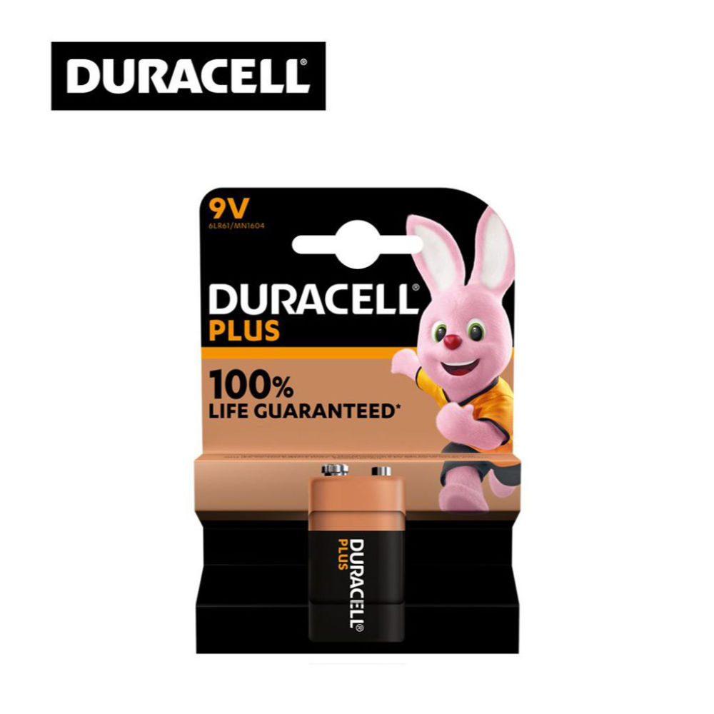9V MN1604 DURACELL PLUS 100% PILA BL1Duracell