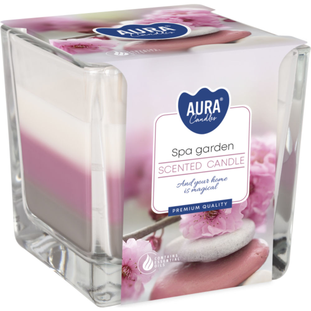 CANDELA TRICOLORE - SPA GARDEN - 170GAura