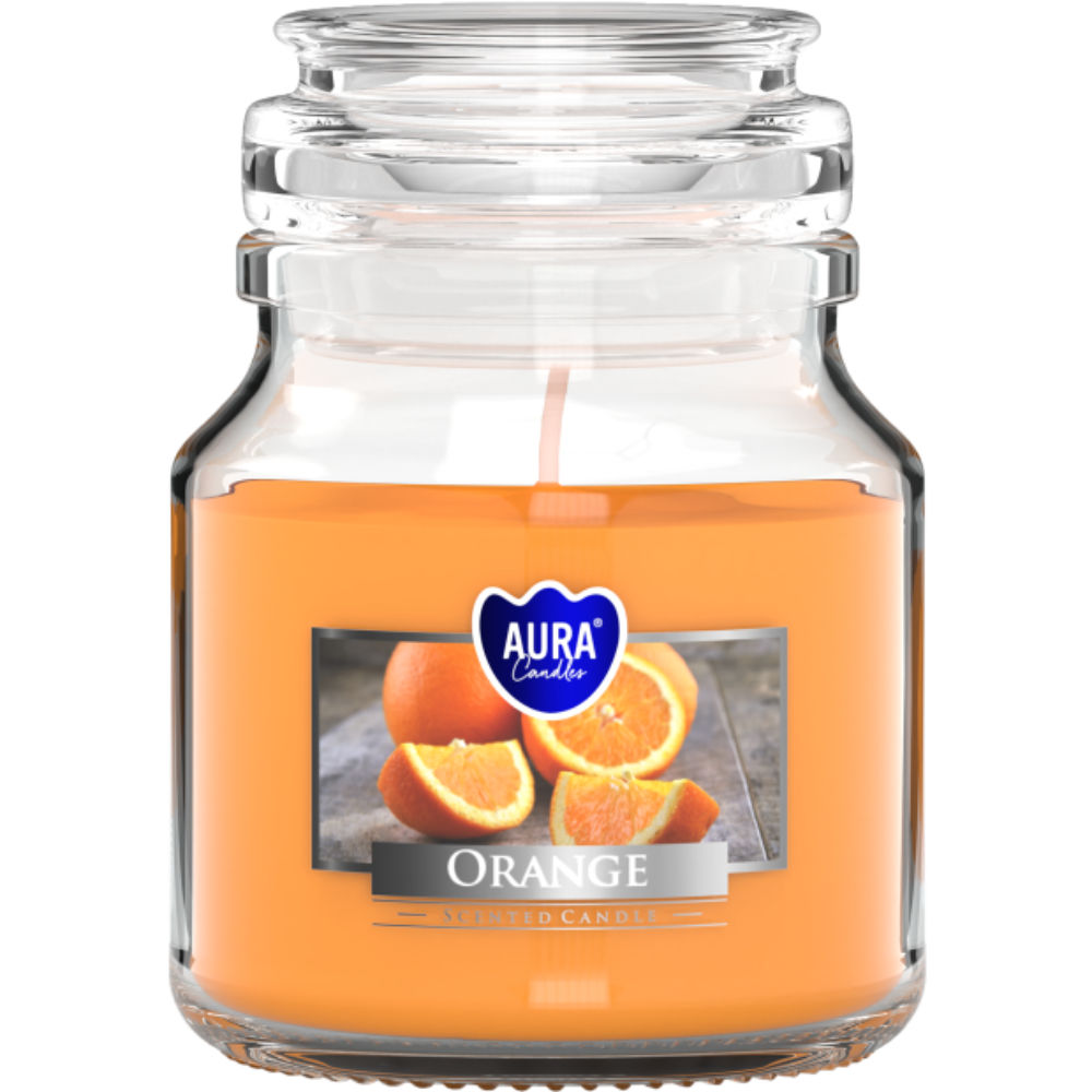 AURA CANDELA IN VETRO - ARANCIA - 120GAura