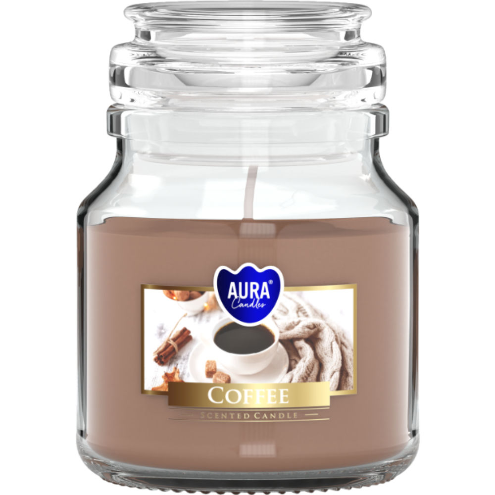 AURA CANDELA IN VETRO - COFFEE - 120GAura