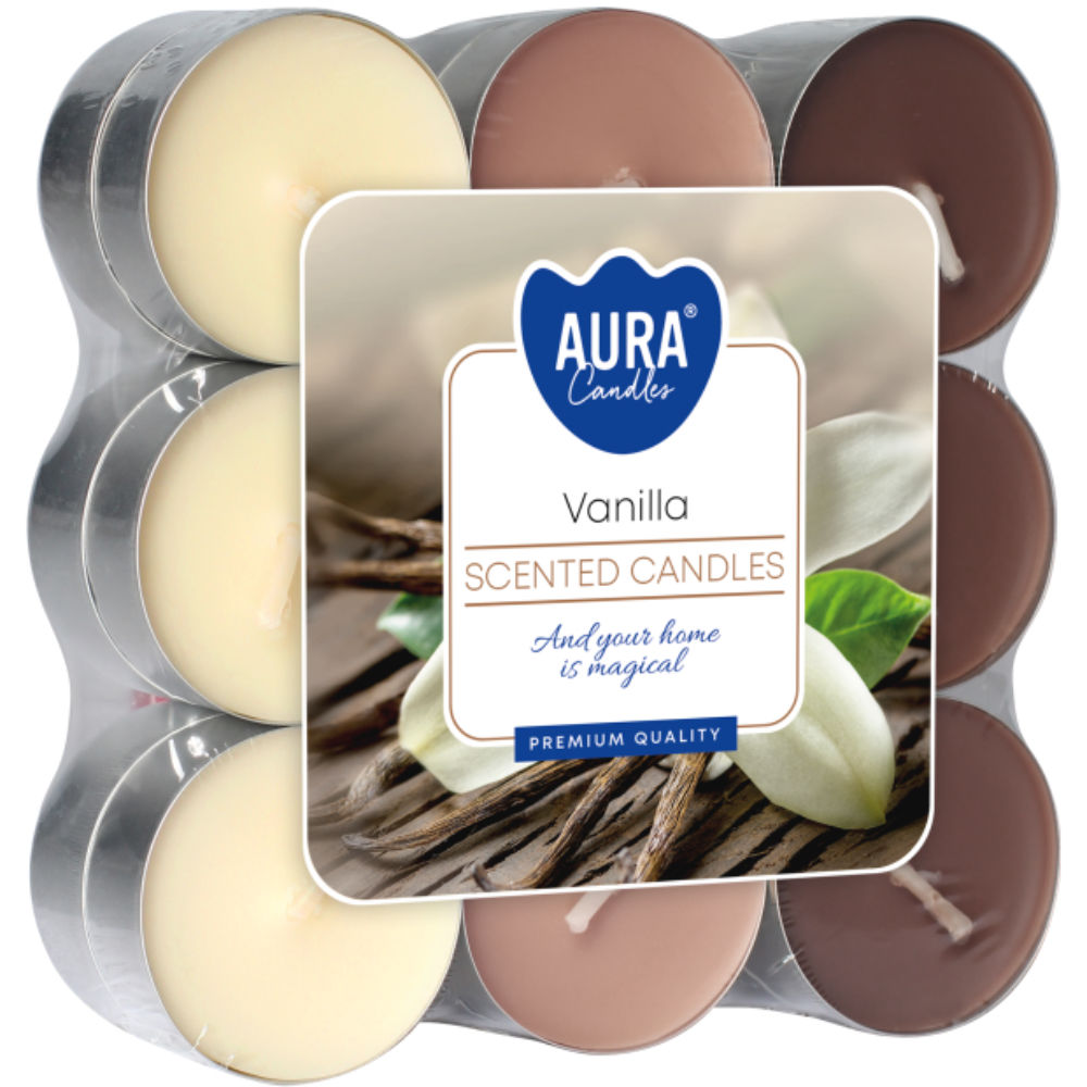 AURA TEALIGHTS - VANIGLIA - 18PZAura